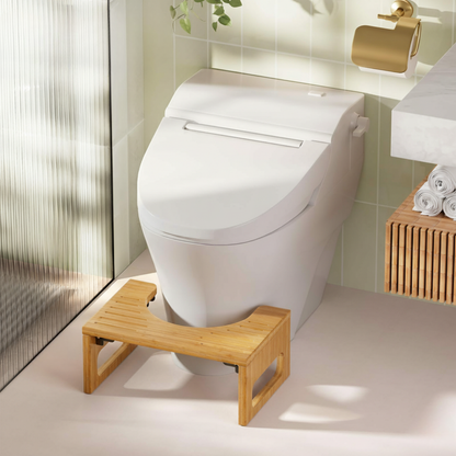 Slumblr® Foldable Bamboo Toilet Stool Squat