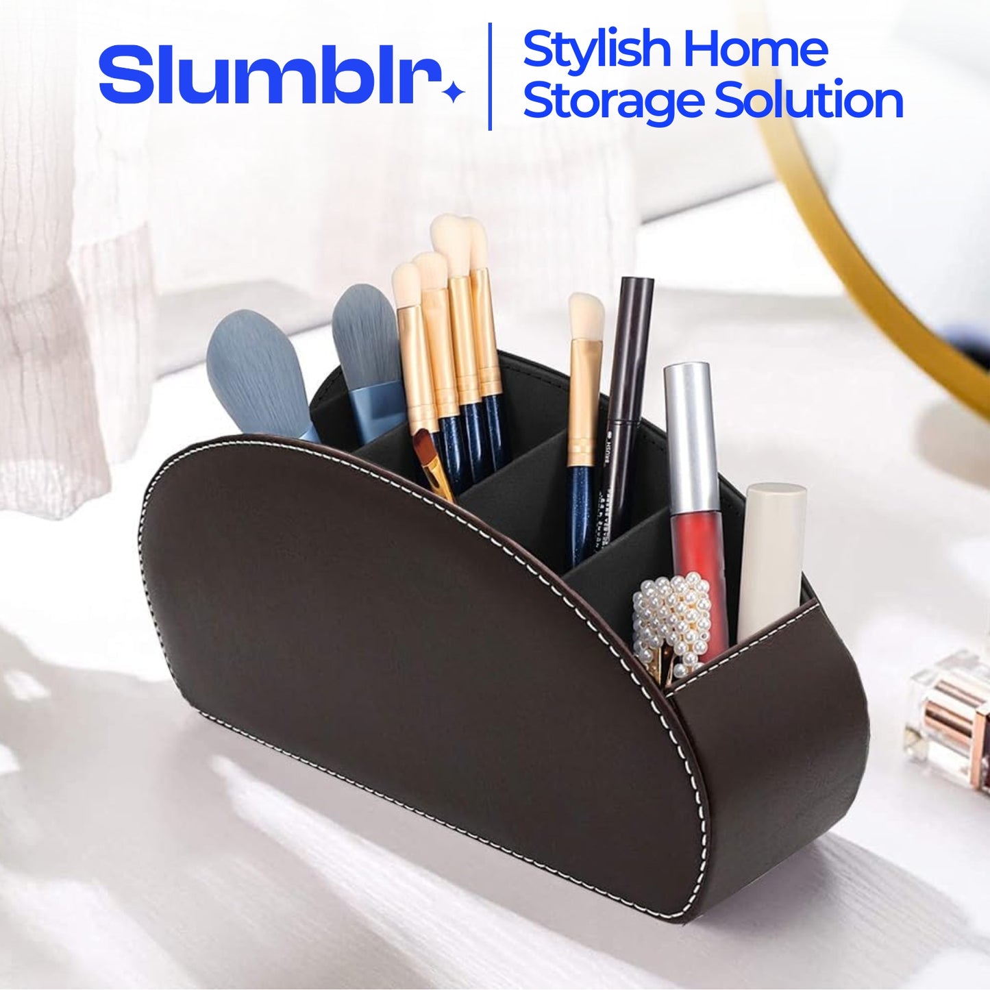 Slumblr® Makeup Brush Remote Control Holder Organizer