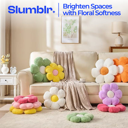Slumblr® Flower Plush Decorative Cushion