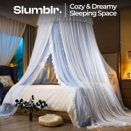 Slumblr® Princess Bed Canopy Cotton Dome