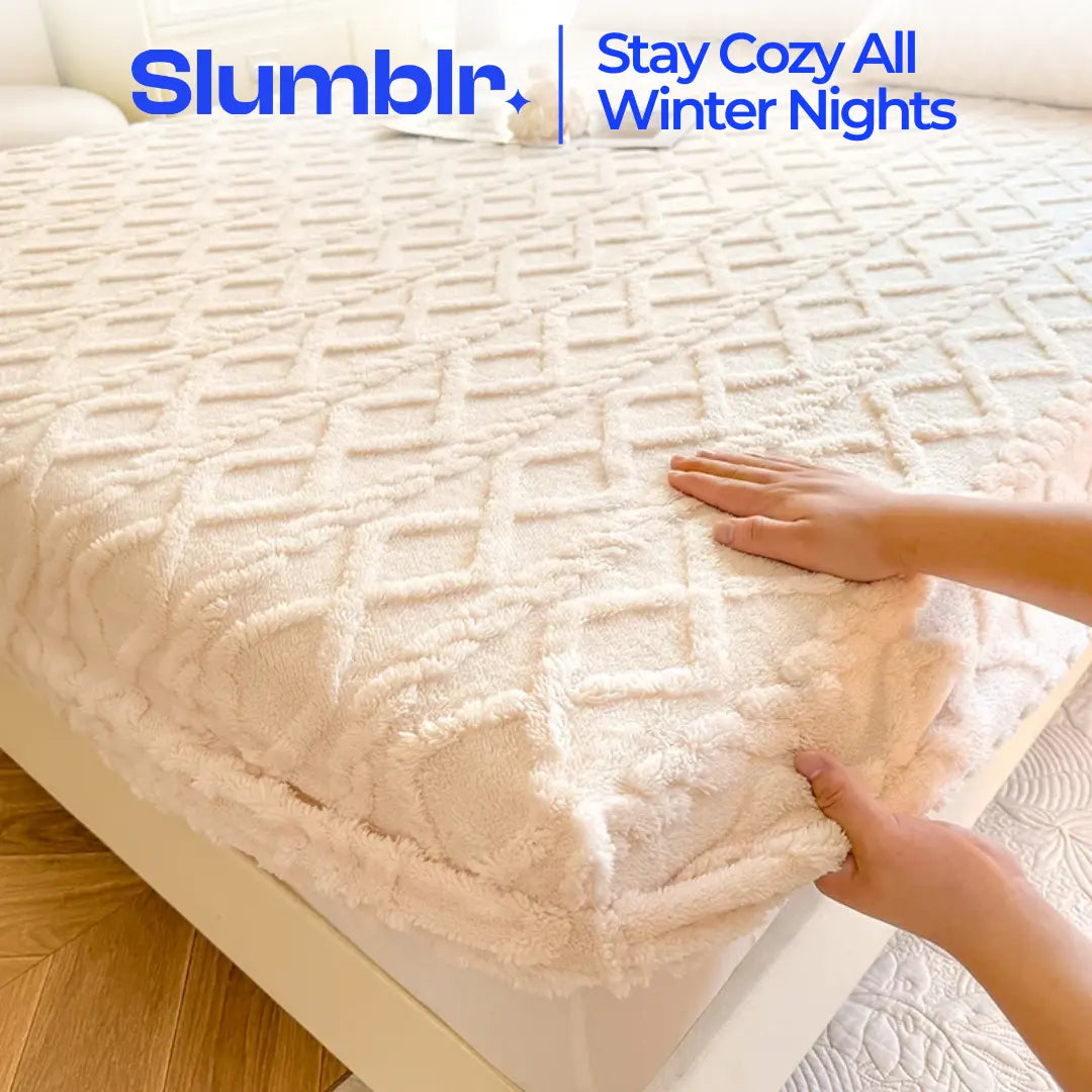 Slumblr® Ultra-Soft Textured Fitted Bed Sheet Slumblr