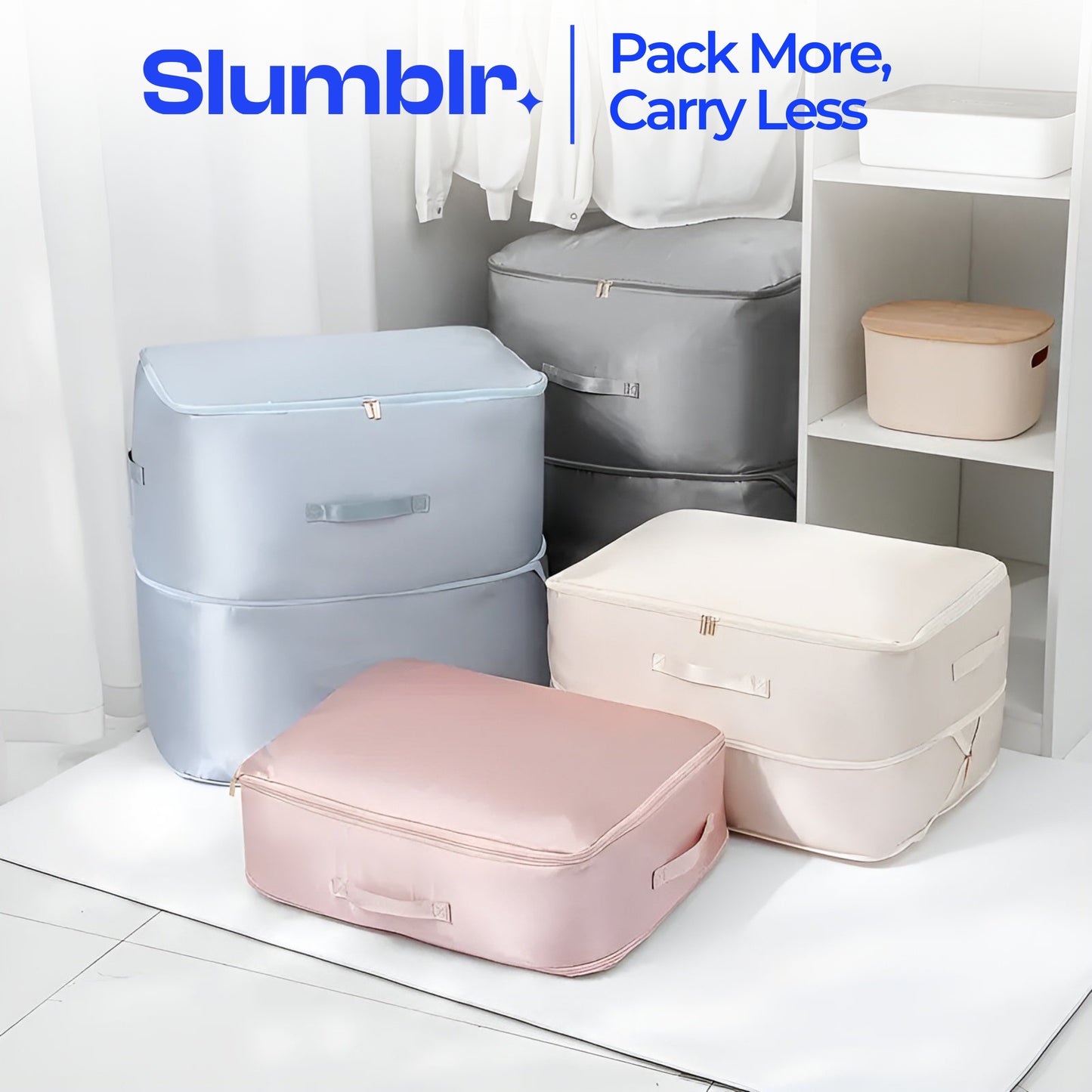 Slumblr® Zipper Compression Travel Storage Bags