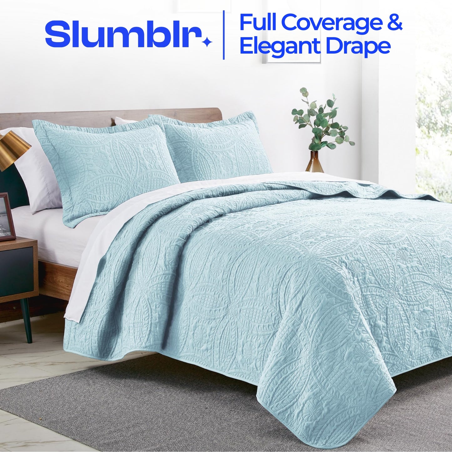 Slumblr® Soft Lightweight Coin Pattern Bedding Set