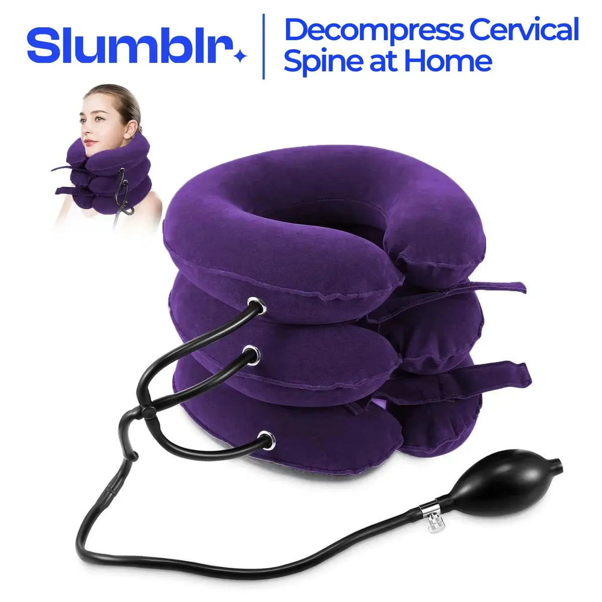 Inflatable Traction Stretcher | Adjustable Alignment Support | Home Use