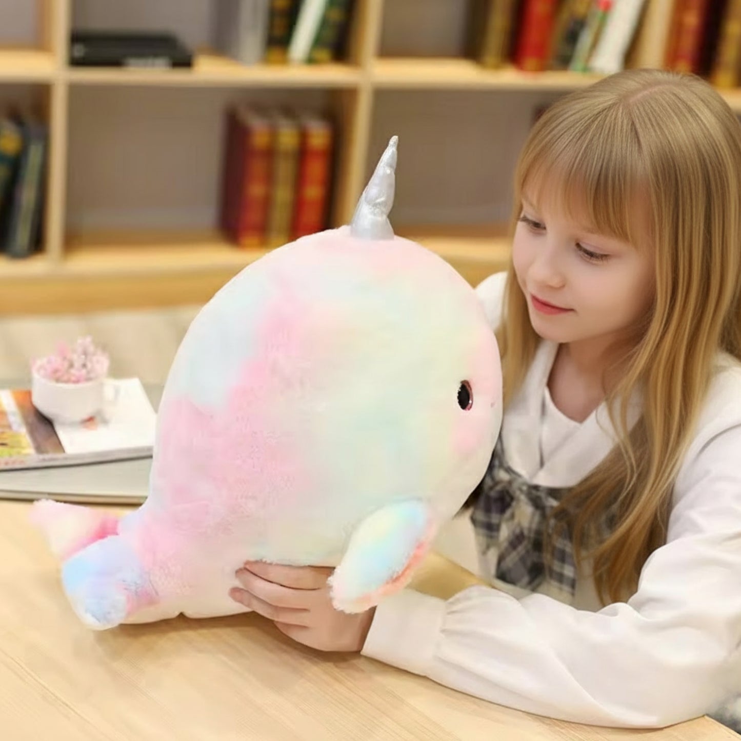Slumblr® Narwhal Plush Rainbow Toy