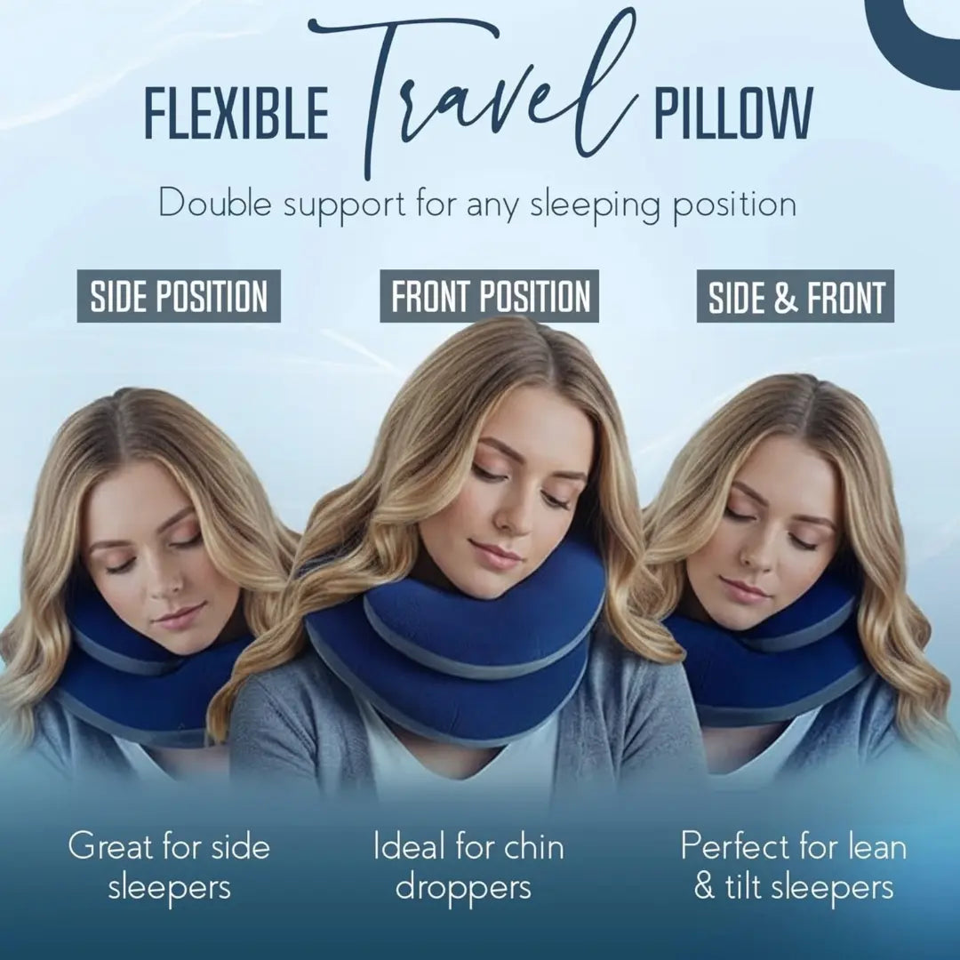 Slumblr® Double-Support Travel Neck Pillow Slumblr