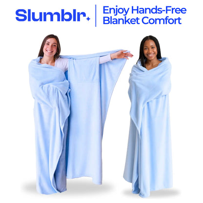 Slumblr® Cozy Flannel Wearable Blanket Throw