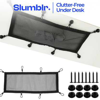 Slumblr® Flexible Under Desk Cable Management Net