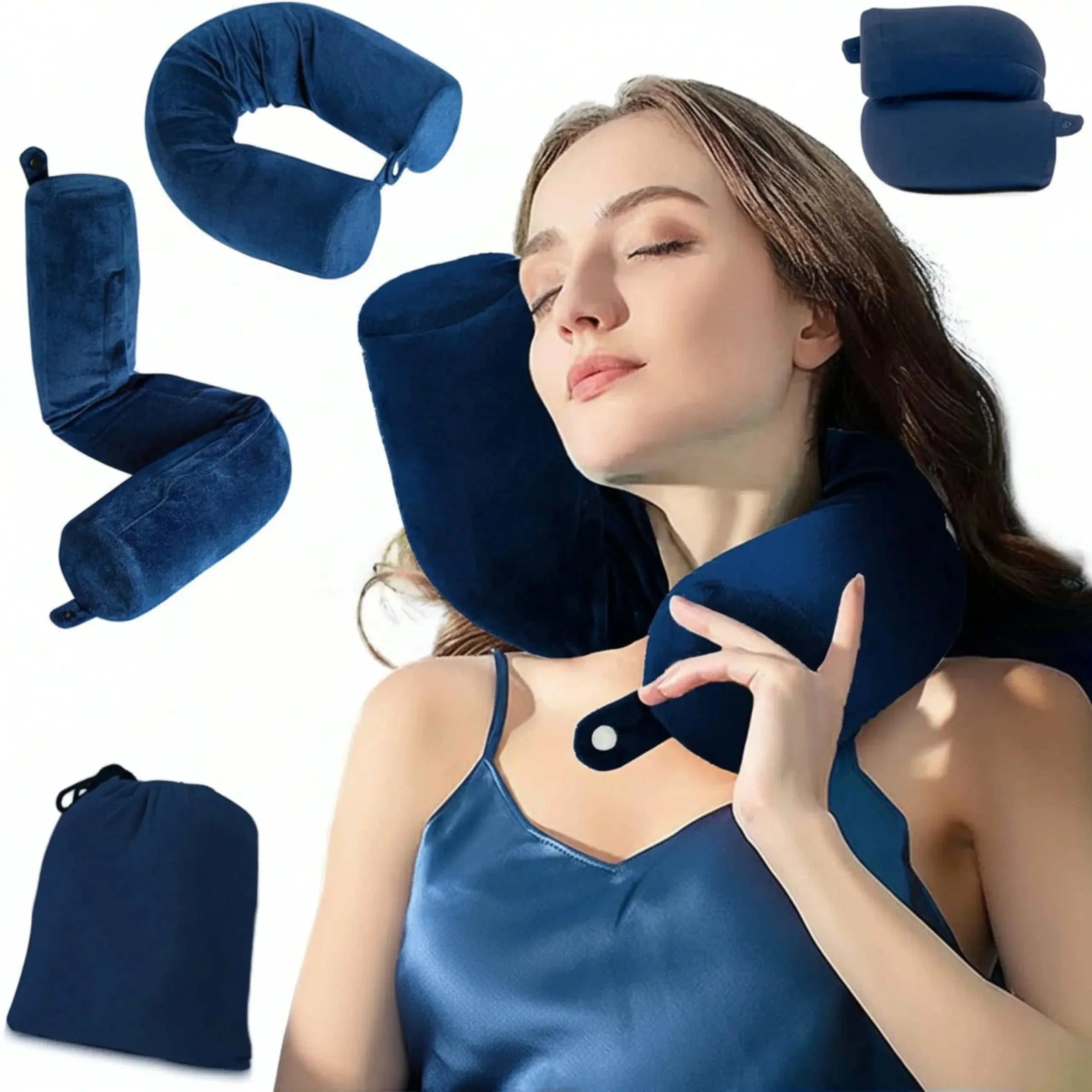 Slumblr® Bendable U-Shaped Travel Pillow Slumblr