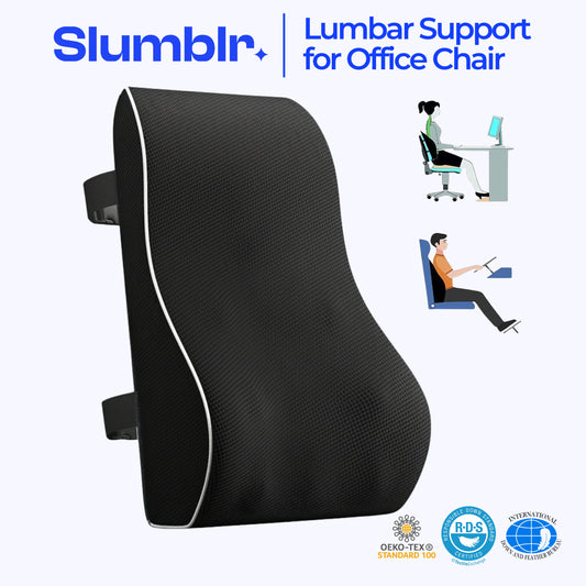 Slumblr®  Lumbar Support Pillow for Back Pain Relief