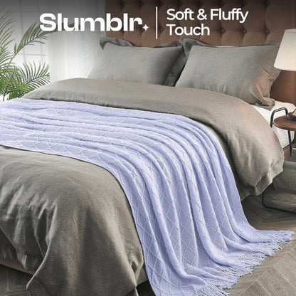 Slumblr® Nordic Knitted Throw Blanket