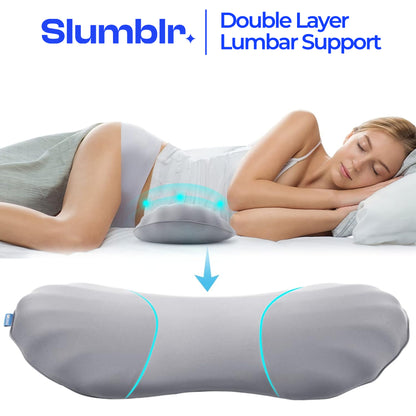 Slumblr® High Rebound Memory Foam Lumbar Pillow