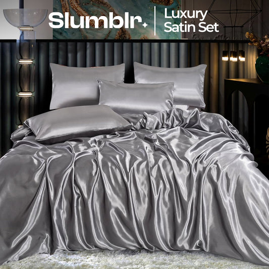 Slumblr® Solid Silk Bedding Set