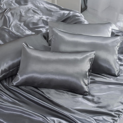 Slumblr® Solid Silk Bedding Set