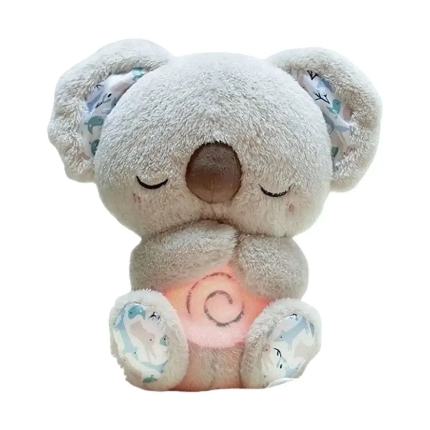 Breathing Otter Sleep and Playmate Otter Musical Stuffed Baby Plush Toy with Light Sound Newborn Sensory Comfortable Baby Gifts
