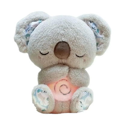 Breathing Otter Sleep and Playmate Otter Musical Stuffed Baby Plush Toy with Light Sound Newborn Sensory Comfortable Baby Gifts