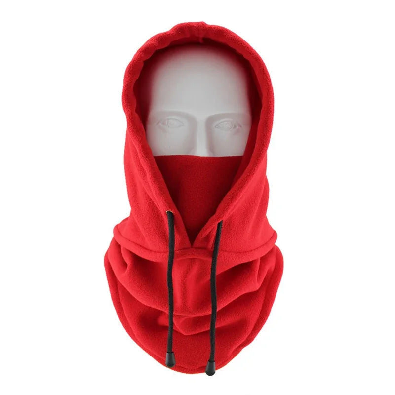 Winter Thermal Fleece Balaclava Scarf Ski Face Mask Neck Warmer Snood Hood Hat Windproof Cold Warm Riding Cap Sports Outdoor