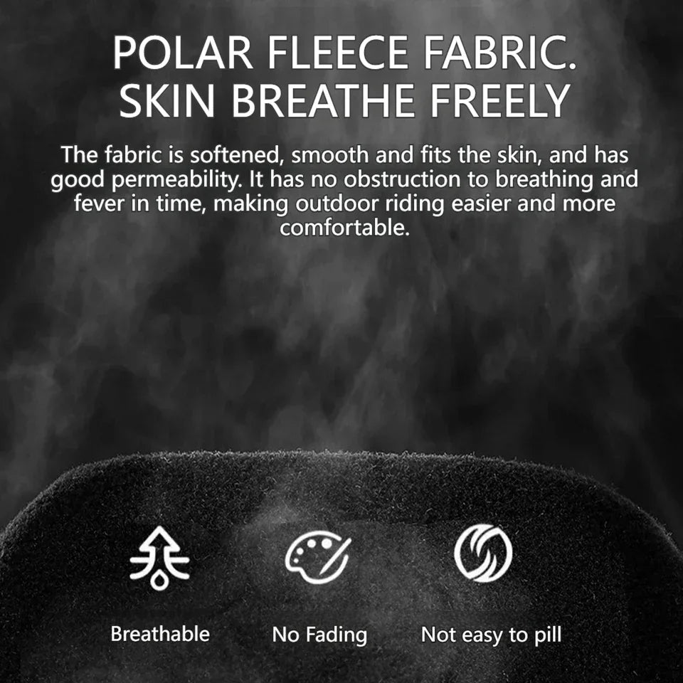 KoKossi Mask Winter Warm Balaclava Motorcycle Half Face Mask Windproof Fleece Cycling Cap Sport Scarf Ski Bicycle Running