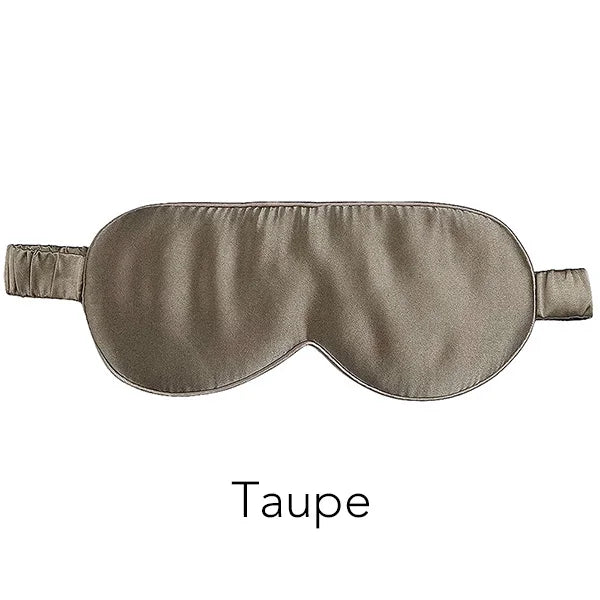 100% Mulberry Silk Sleep Mask for Man and Woman Eye Cover Large Blindfold for Total Blackout Size 20X8.5cm