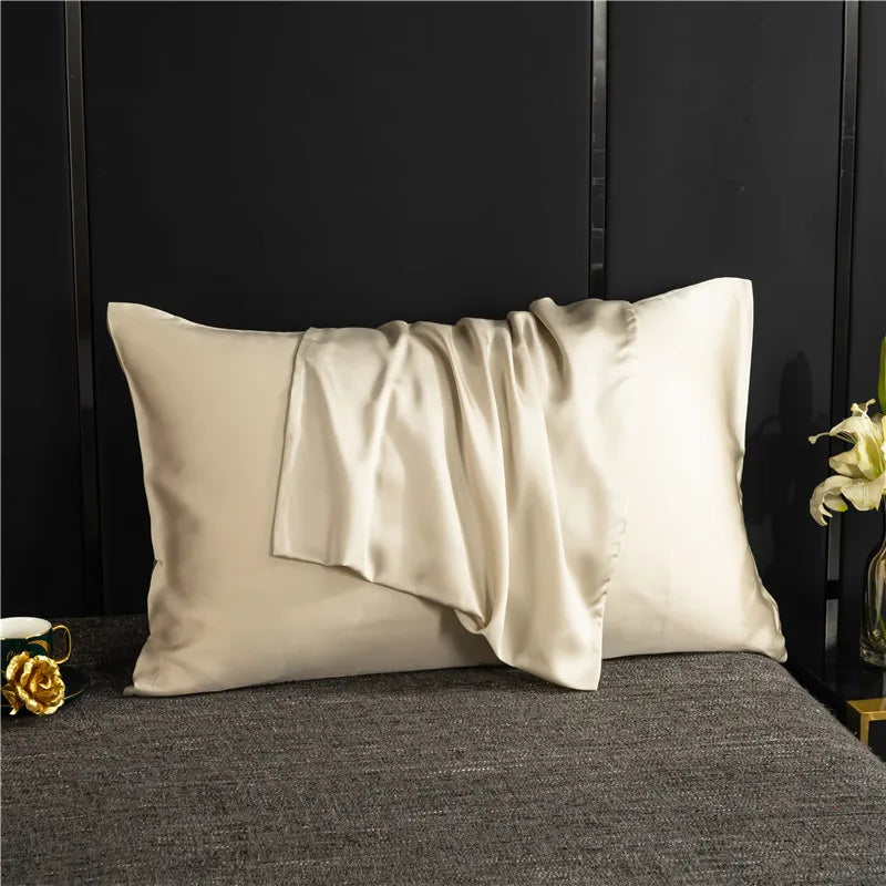 Slumblr® Natural Mulberry Silk Pillowcase