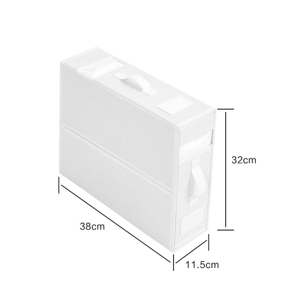 Sheet Set Storage Box Organizer Fabric Folding Window Zipper Blanket Organizer Box Wardrobe Bed Clothes Storage Organizer