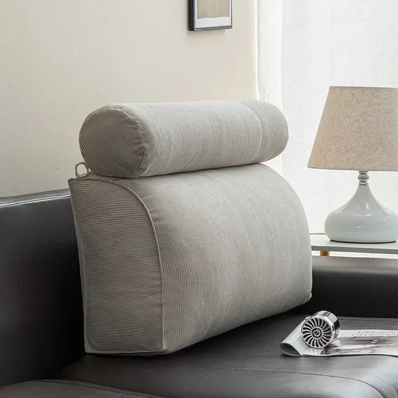 Headboard Pillow Triangle Cushion Reading Large Bolster Backrest Positioning Support body wedge sleeping pillow Bed Headboar