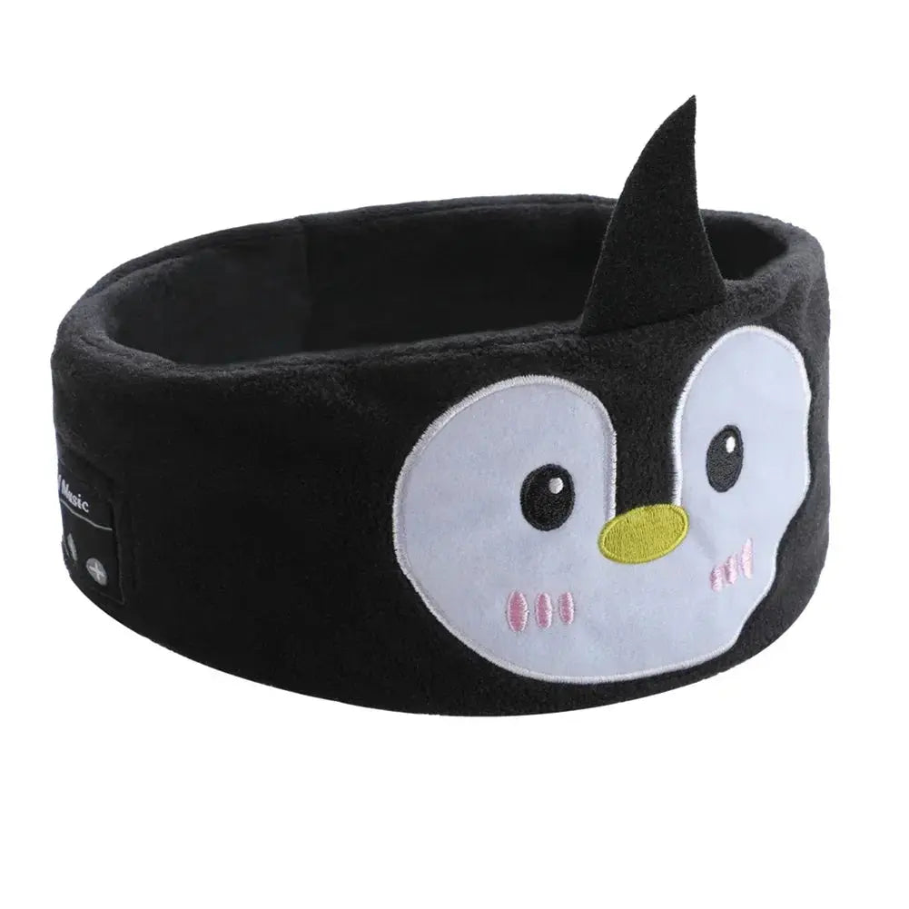 Kid Bluetooth Headphone Sleep Mask Bluetooth 5.0 Stereo Music Player Support Handsfree Soft Music Headband For Children Gifts