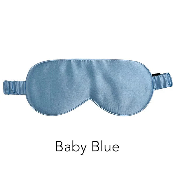 100% Mulberry Silk Sleep Mask for Man and Woman Eye Cover Large Blindfold for Total Blackout Size 20X8.5cm