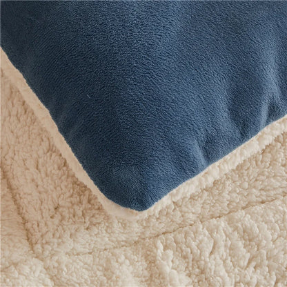 New Thick Milk Fleece Warm Blanket for Winter Artificial Lamb Cashmere Duvet Comforter Soft Warmth Weighted Blankets Quilt Core