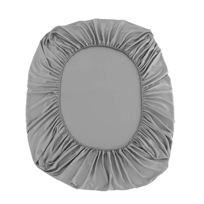 100% Bamboo Fitted Sheet with Elastic Band Smooth Cooling Bedsheet 1000 Thread Count Anti-slip Mattress Cover for Queen King Bed