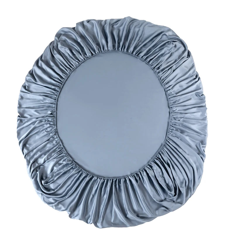 100% Bamboo Fitted Sheet with Elastic Band Smooth Cooling Bedsheet 1000 Thread Count Anti-slip Mattress Cover for Queen King Bed