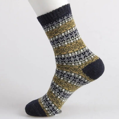 1 Pair Thermal Wool Cashmere Socks Men Male Thicken Sock Casual Comfortable Warm Winter Thick Socks Chaussette Homme sokken
