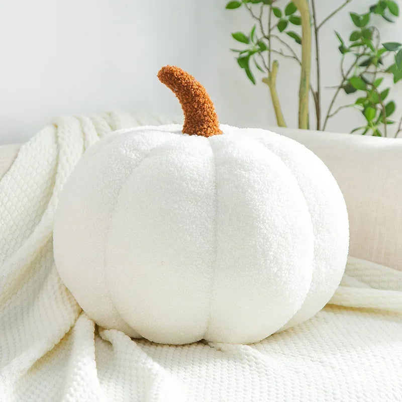 New Decorative Cushion Activity Plush Nordic Ins Sofa Backrest Orange Pumpkin Pillow for Living Room Cute Pillow Home Decoration