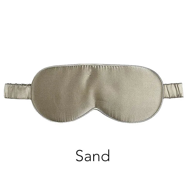 100% Mulberry Silk Sleep Mask for Man and Woman Eye Cover Large Blindfold for Total Blackout Size 20X8.5cm
