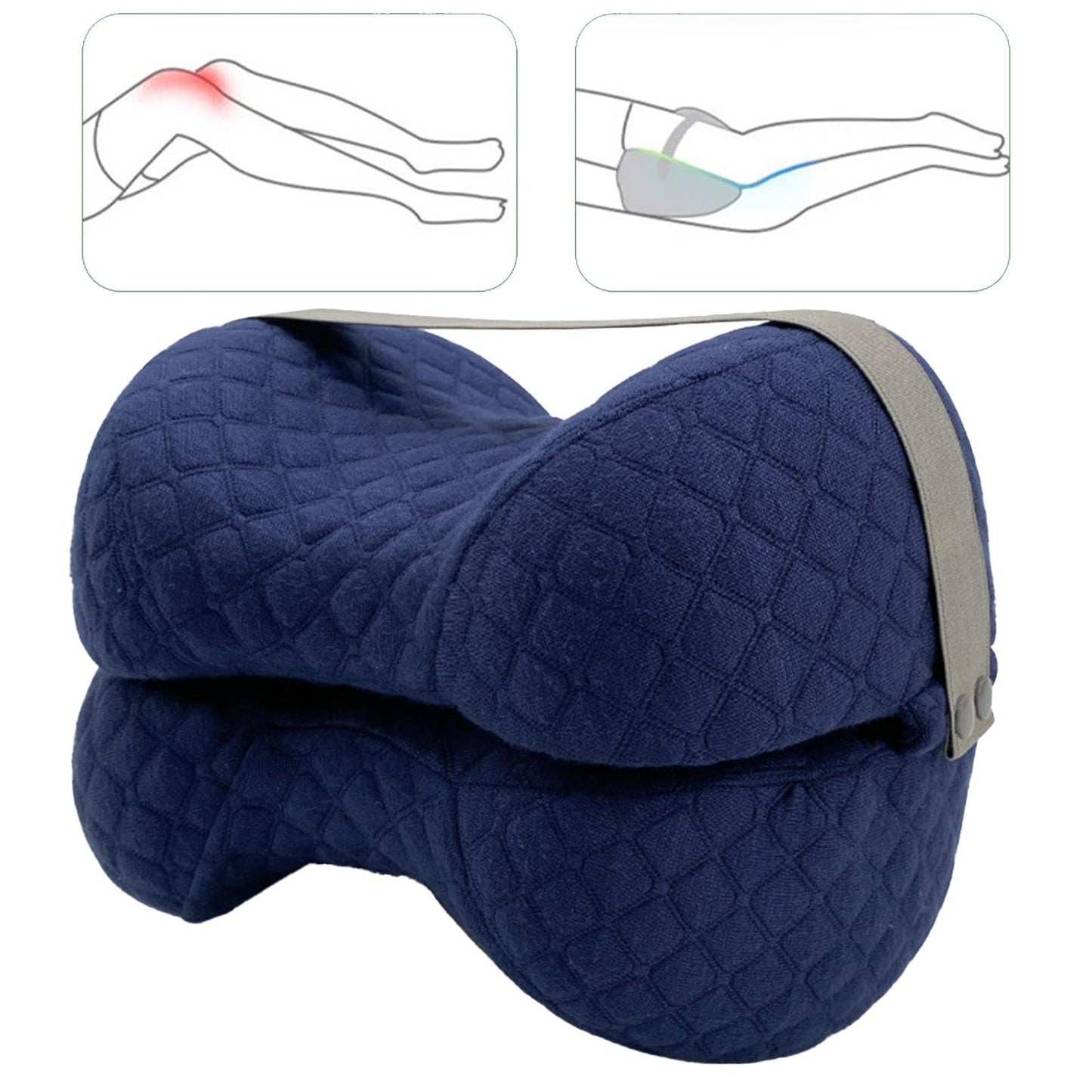 Slumblr® Knitted Memory Foam Leg Pillow