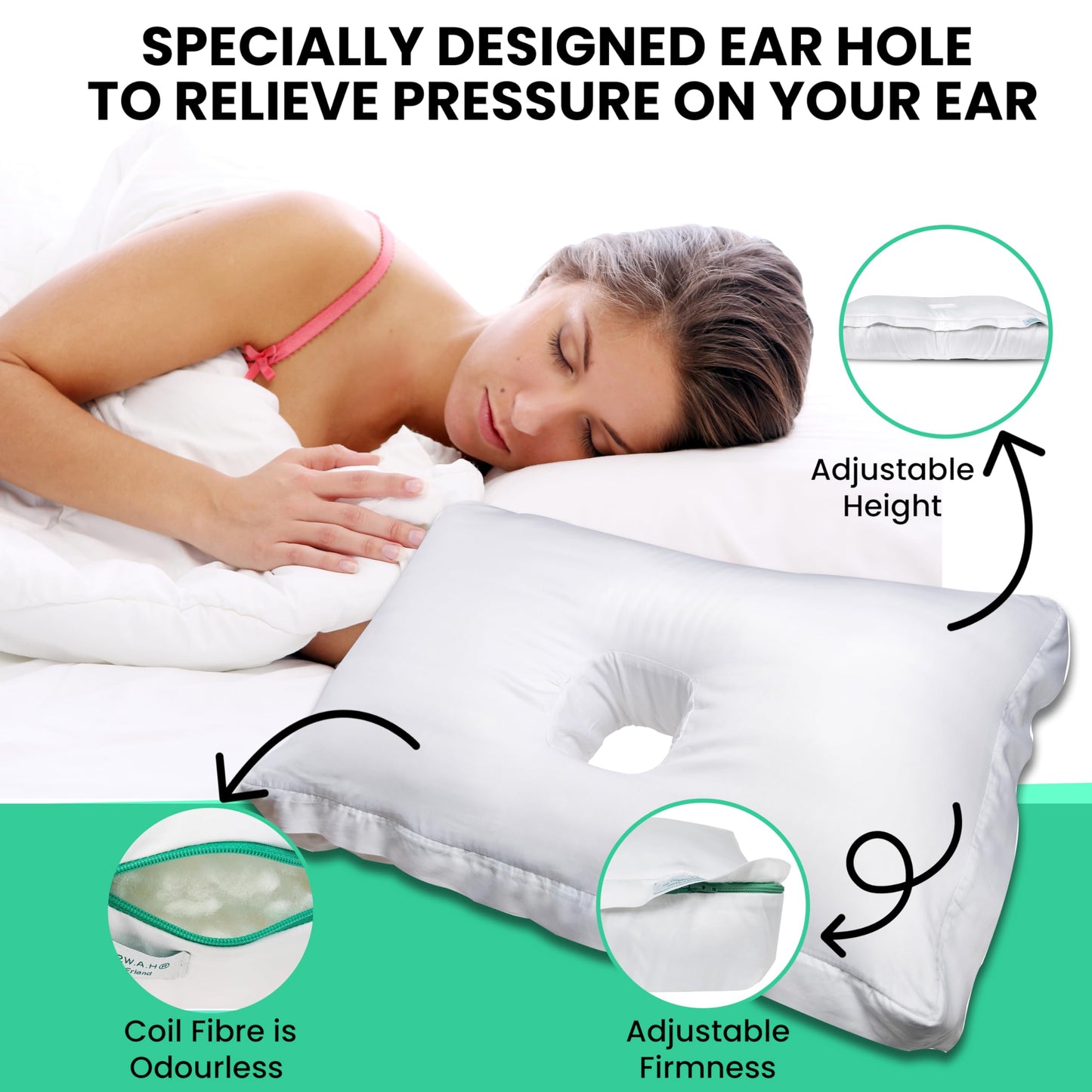 Slumblr® Center Hole Comfort Pillow