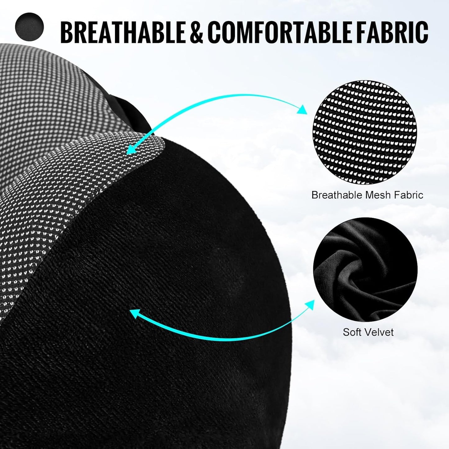 Slumblr® Hooded U-Shaped Travel Pillow