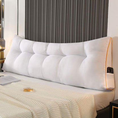 Slumblr® Large Triangle Headboard Pillow – Wedge Cushion for Bed or Sofa