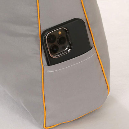 Slumblr® Large Triangle Headboard Pillow – Wedge Cushion for Bed or Sofa