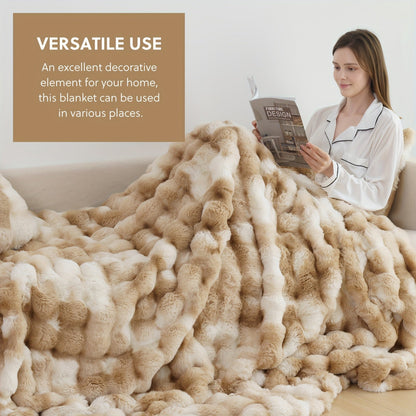 Slumblr® Cozy Faux Rabbit Fleece Throw Blanket