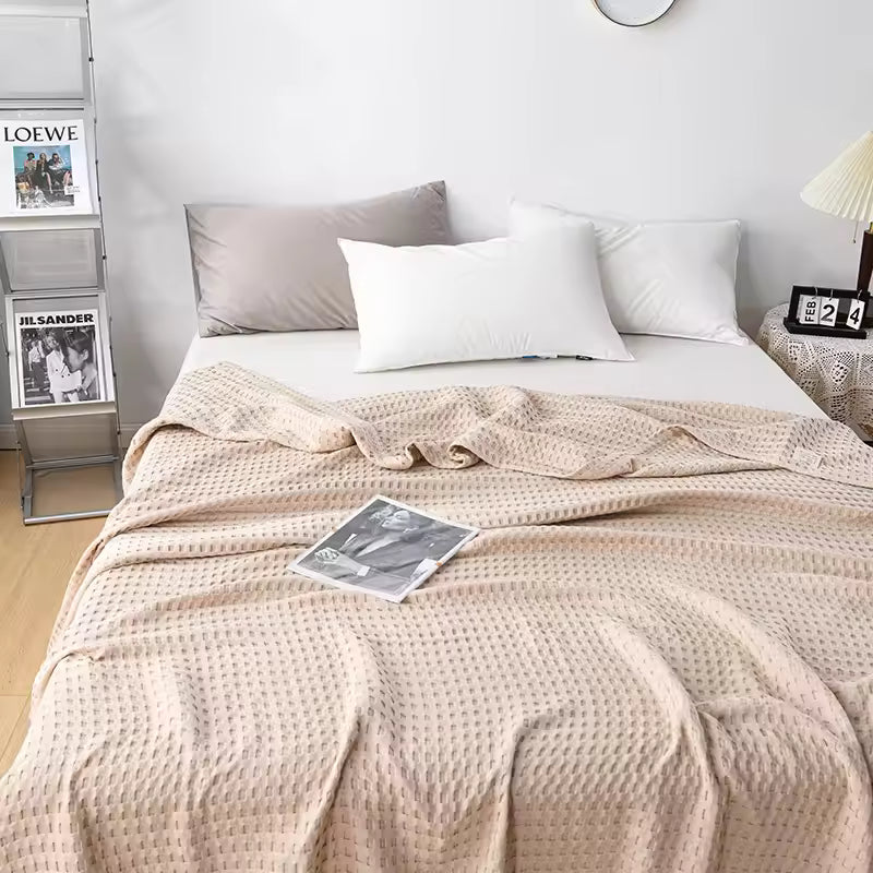 Slumblr® Cotton Waffle Weave Summer Blanket