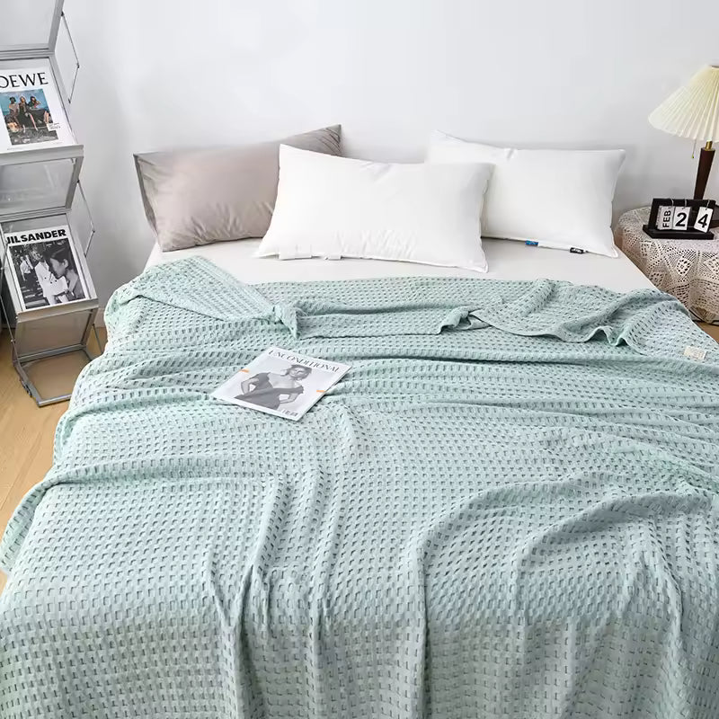 Slumblr® Cotton Waffle Weave Summer Blanket