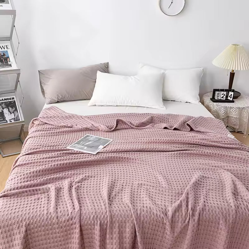 Slumblr® Cotton Waffle Weave Summer Blanket