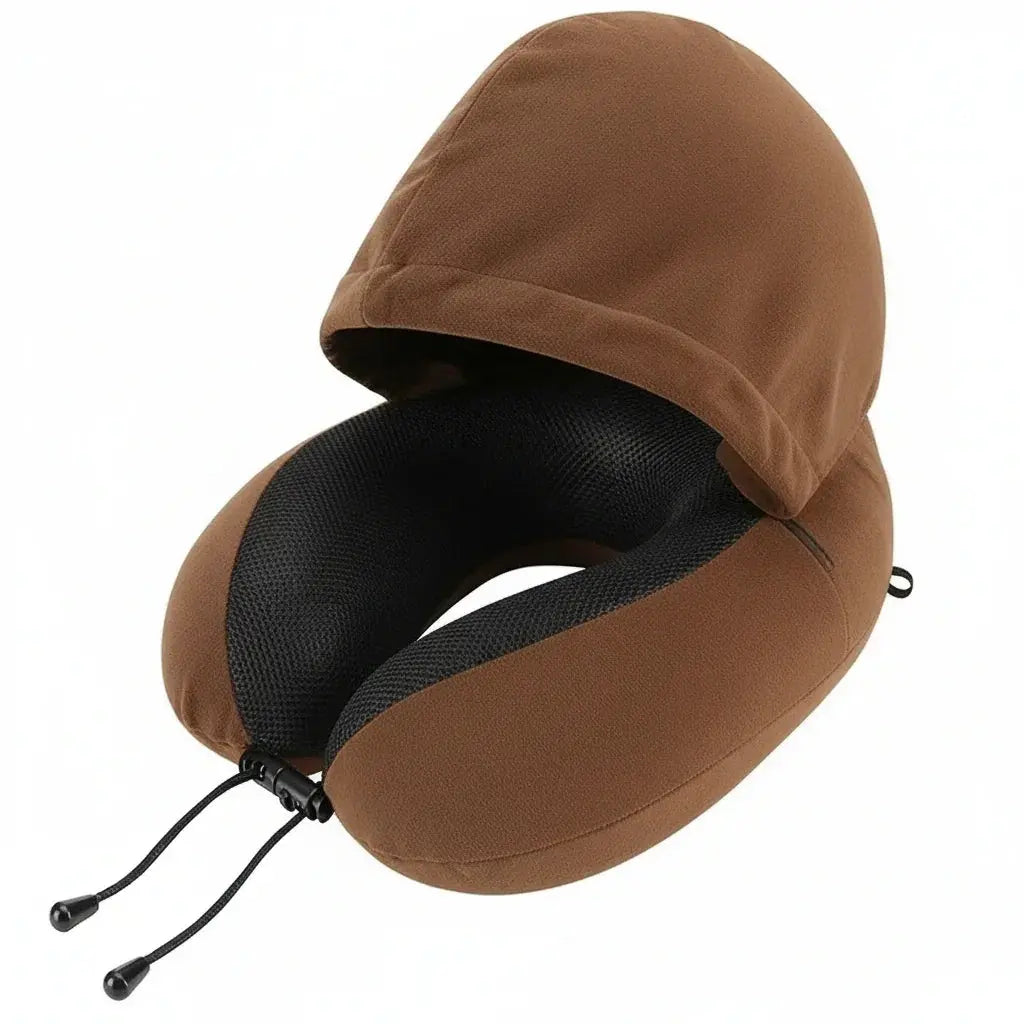 Slumblr® Hooded U-Shaped Travel Pillow Slumblr