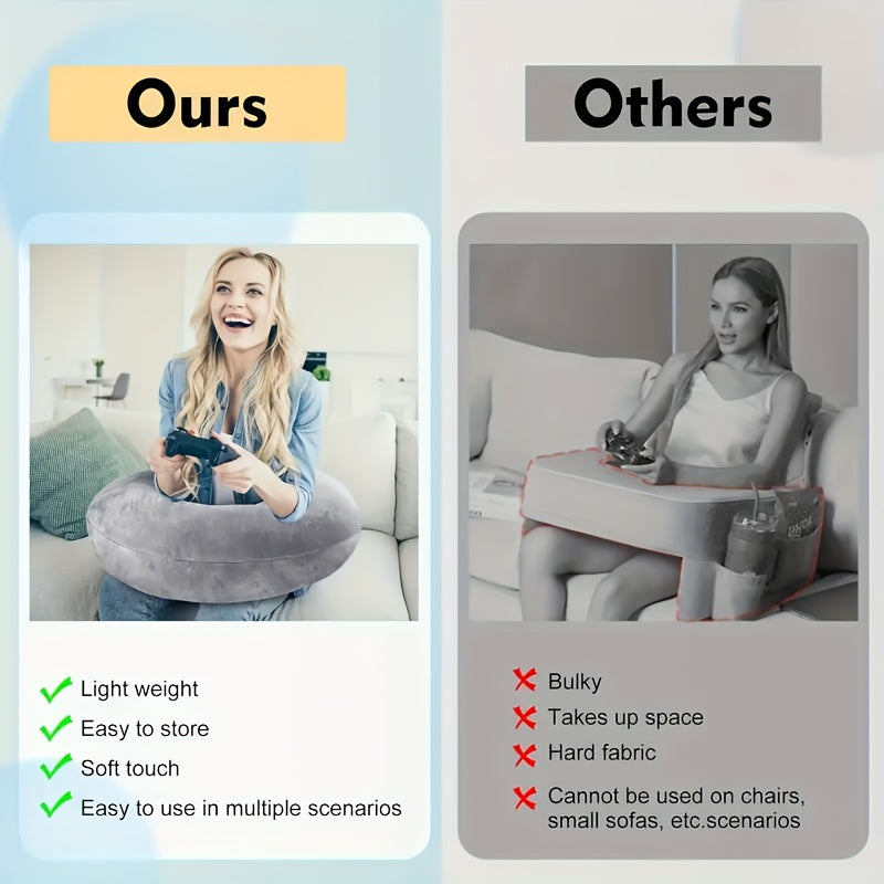 Slumblr® Crocheting Support Cushion Lap Desk Pillow