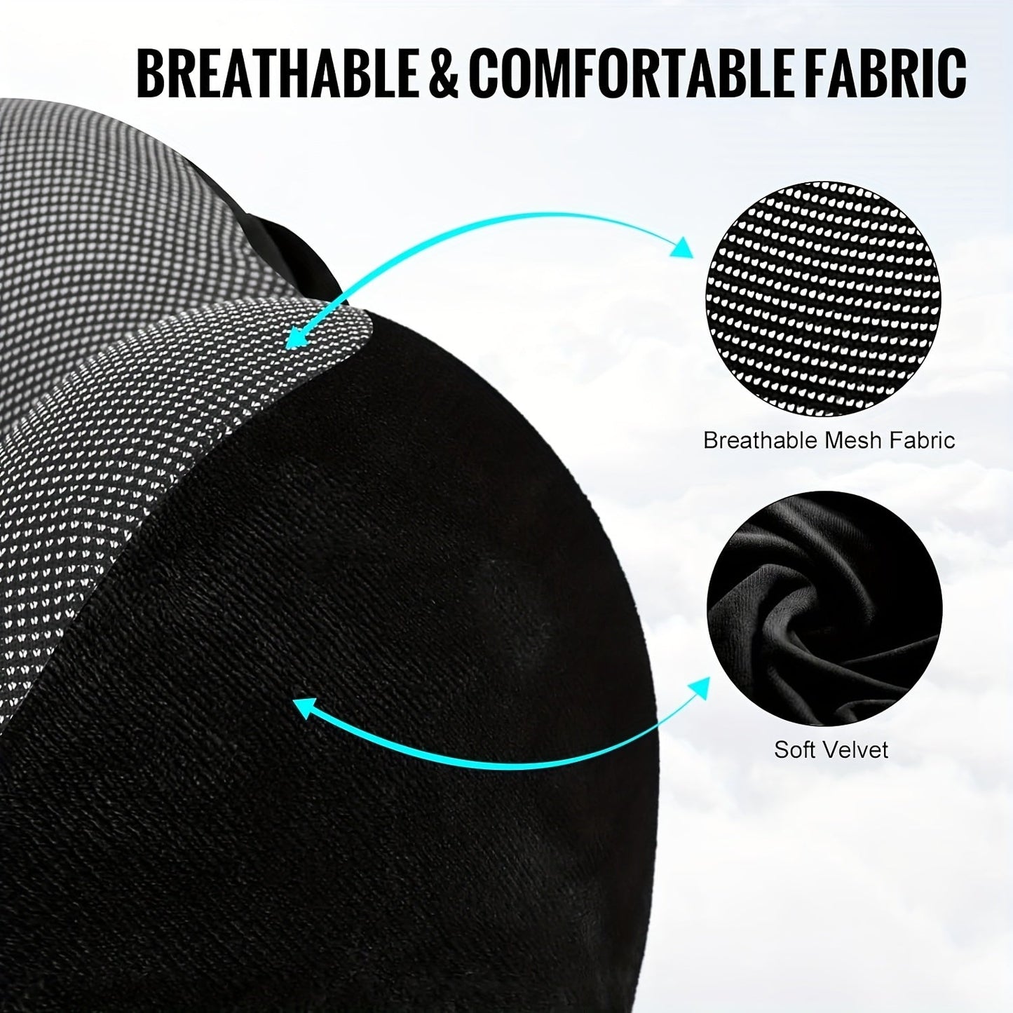 Slumblr® Hooded U-Shaped Travel Pillow