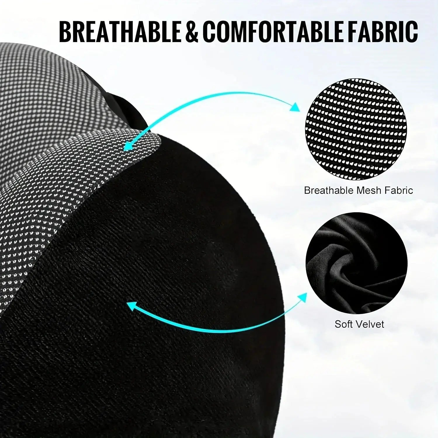 Slumblr® Hooded U-Shaped Travel Pillow Slumblr