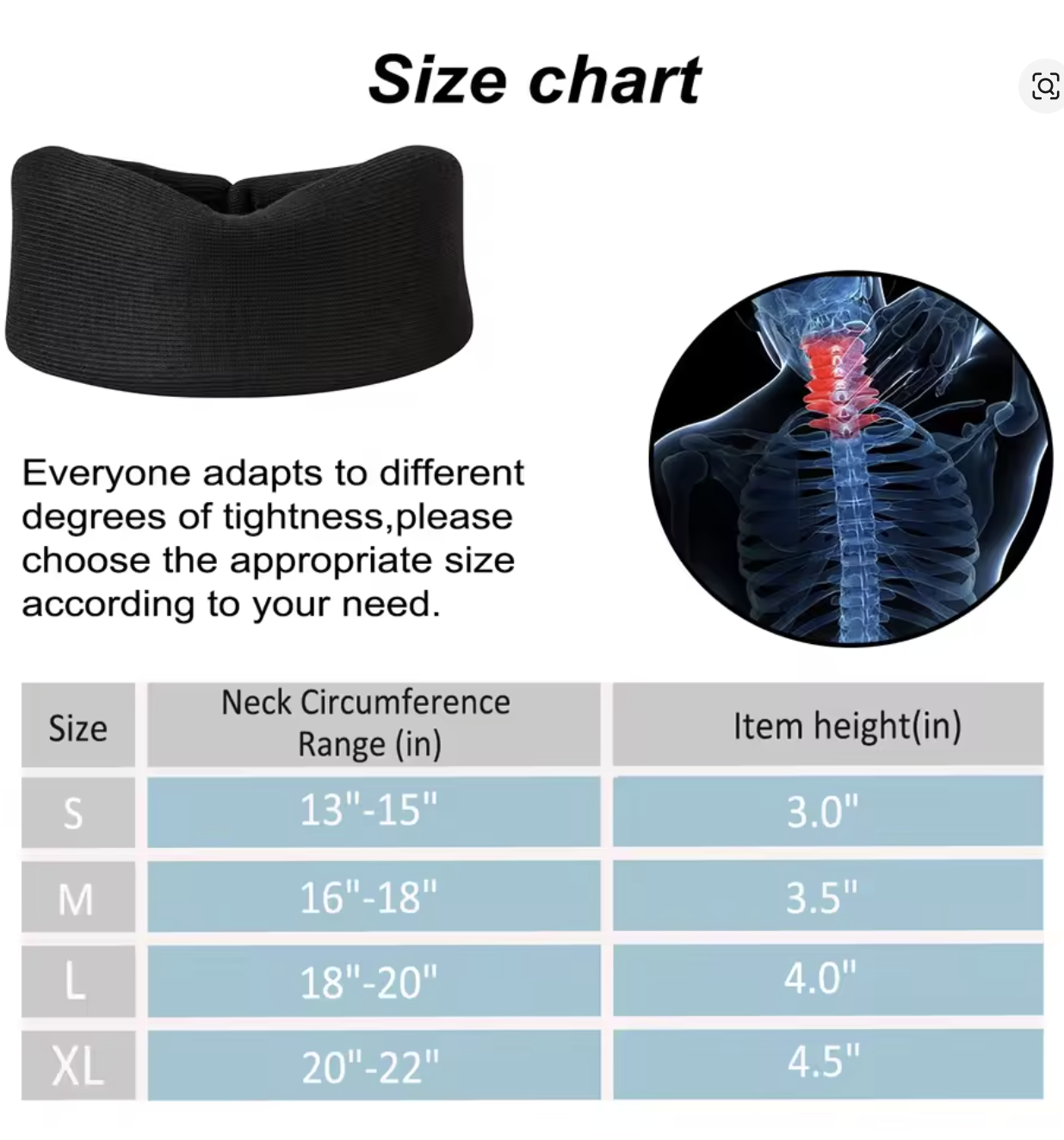 Slumblr® Adjustable Support Collar Brace