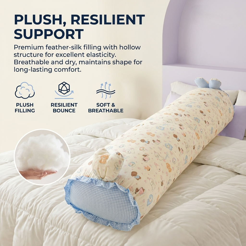 Slumblr® Long Rabbit Ear Body Pillow