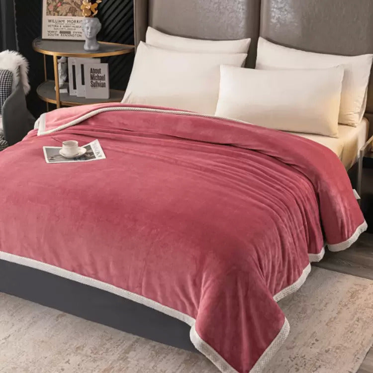 Slumblr® Trimmed Fleece Blanket